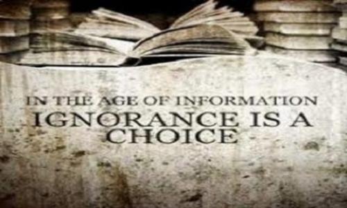 Chose not to be Ignorant